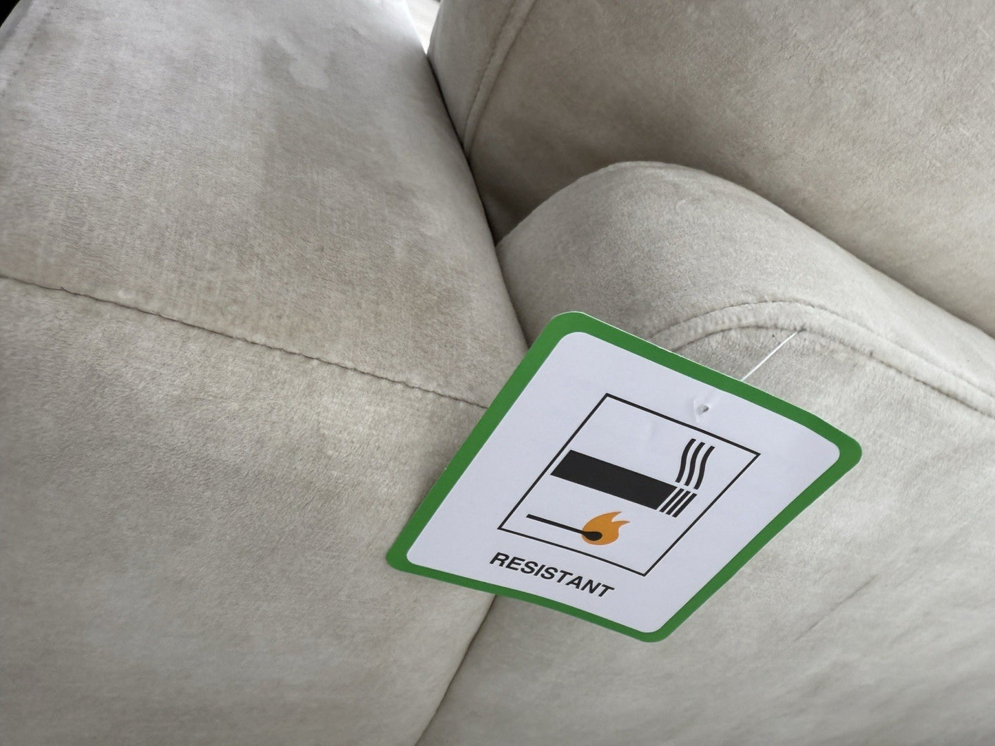 DFS Freya 4 Seater Lounger, Cuddle Chair, Footstool Set In Cream Velvet