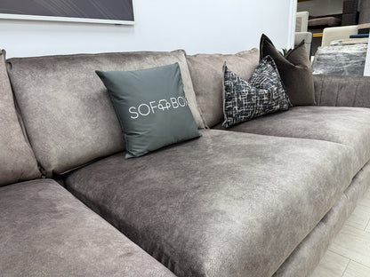 DFS Devine Corner Sofa In Chocolate