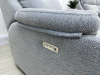 G Plan Kingsbury 3 Seater Curved Sofa & Chair Set Recliner/Lumbar/Headrest