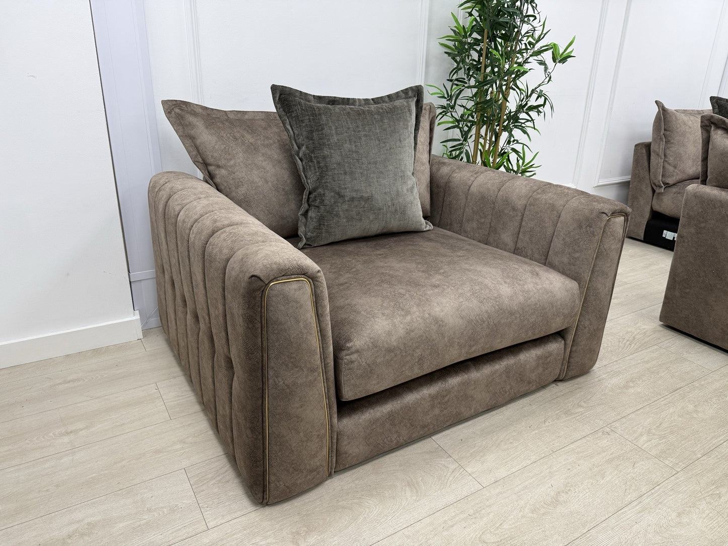 DFS Devine Armchair In Chocolate Combination