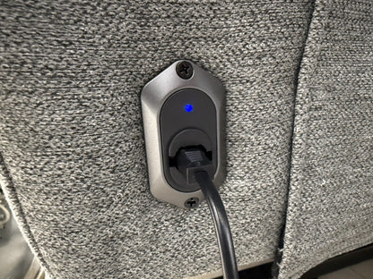 DFS Aussie Power Recliner Corner Sofa In Grey Fabric