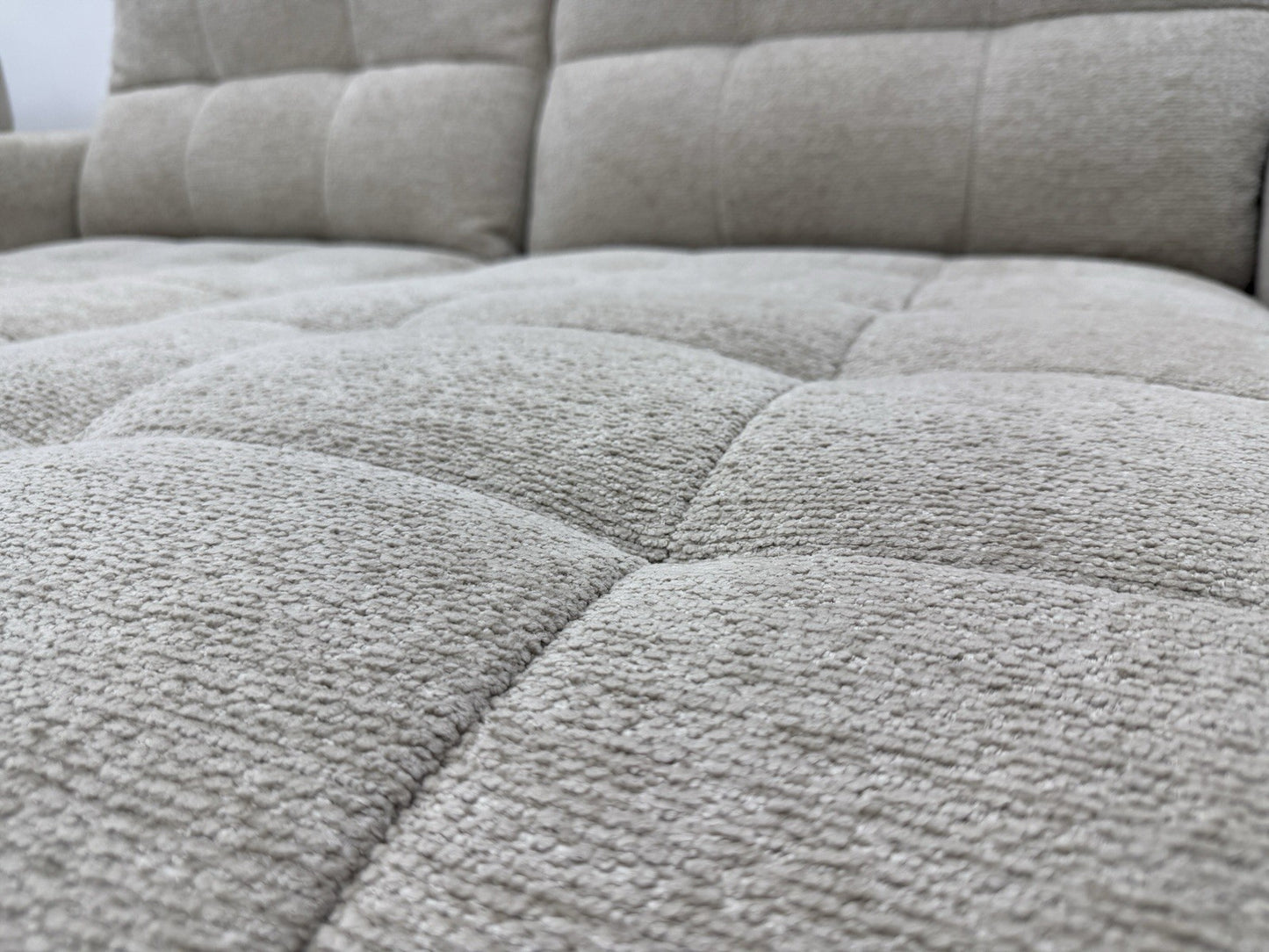 DFS Una Power Slider 3 Seater Sofa In Roma Oyster Fabric