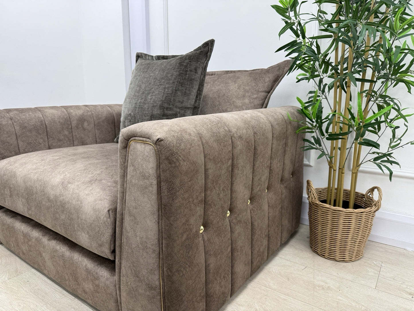 DFS Devine Armchair In Chocolate Combination