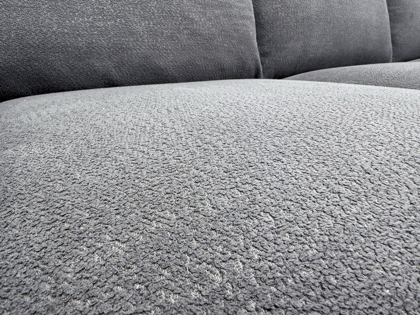 Sofology Marble Arch Corner Sofa In Charcoal Bouclé Fabric