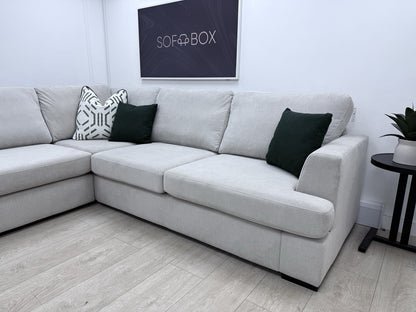 DFS Freya Corner Sofa 2c2 In Silver