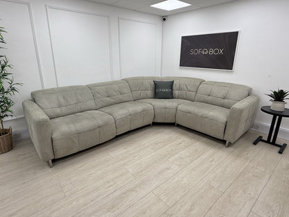 Sofology Marmont Corner Recliner Sofa In Cream