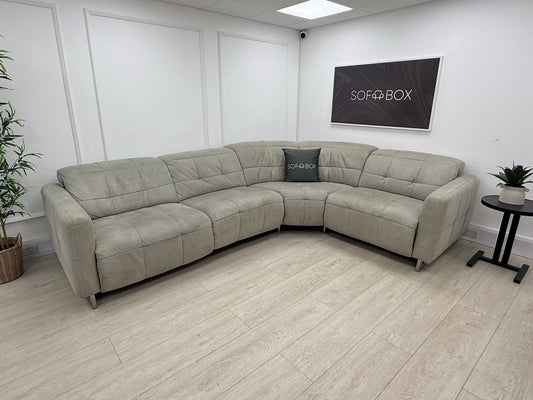 Sofology Marmont Corner Recliner Sofa In Cream