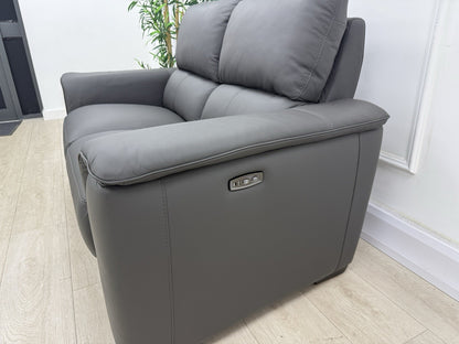 DFS Arwen Power Recliner 2 Seater Sofa In Shadow Borelli Leather