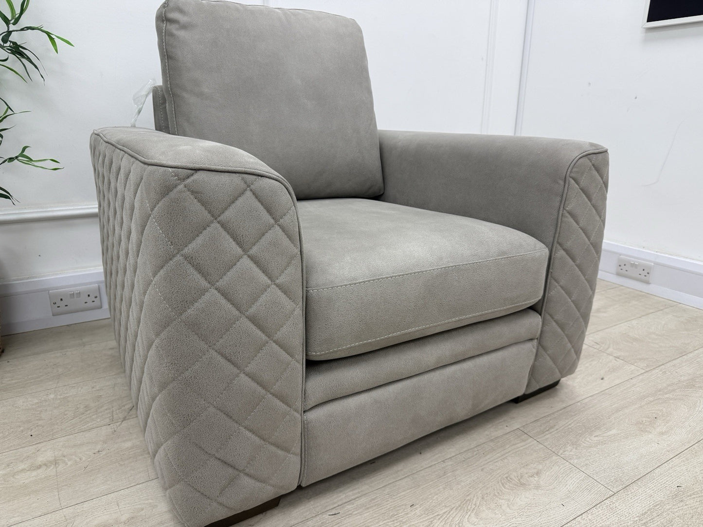DFS Finton Armchair In Arizona Misty Fabric