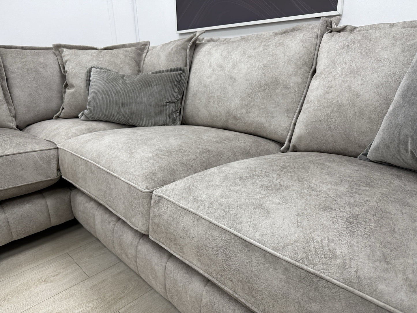 DFS Cherished Corner Sofa In Oatmeal