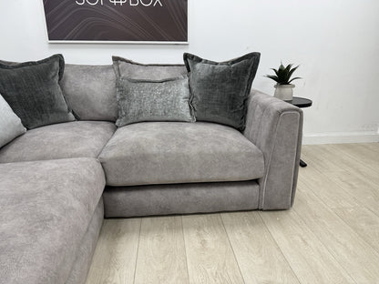 DFS Devine Corner Sofa In Grey