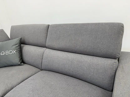 DFS Wander Power Recliner Corner Sofa In Charcoal Grey