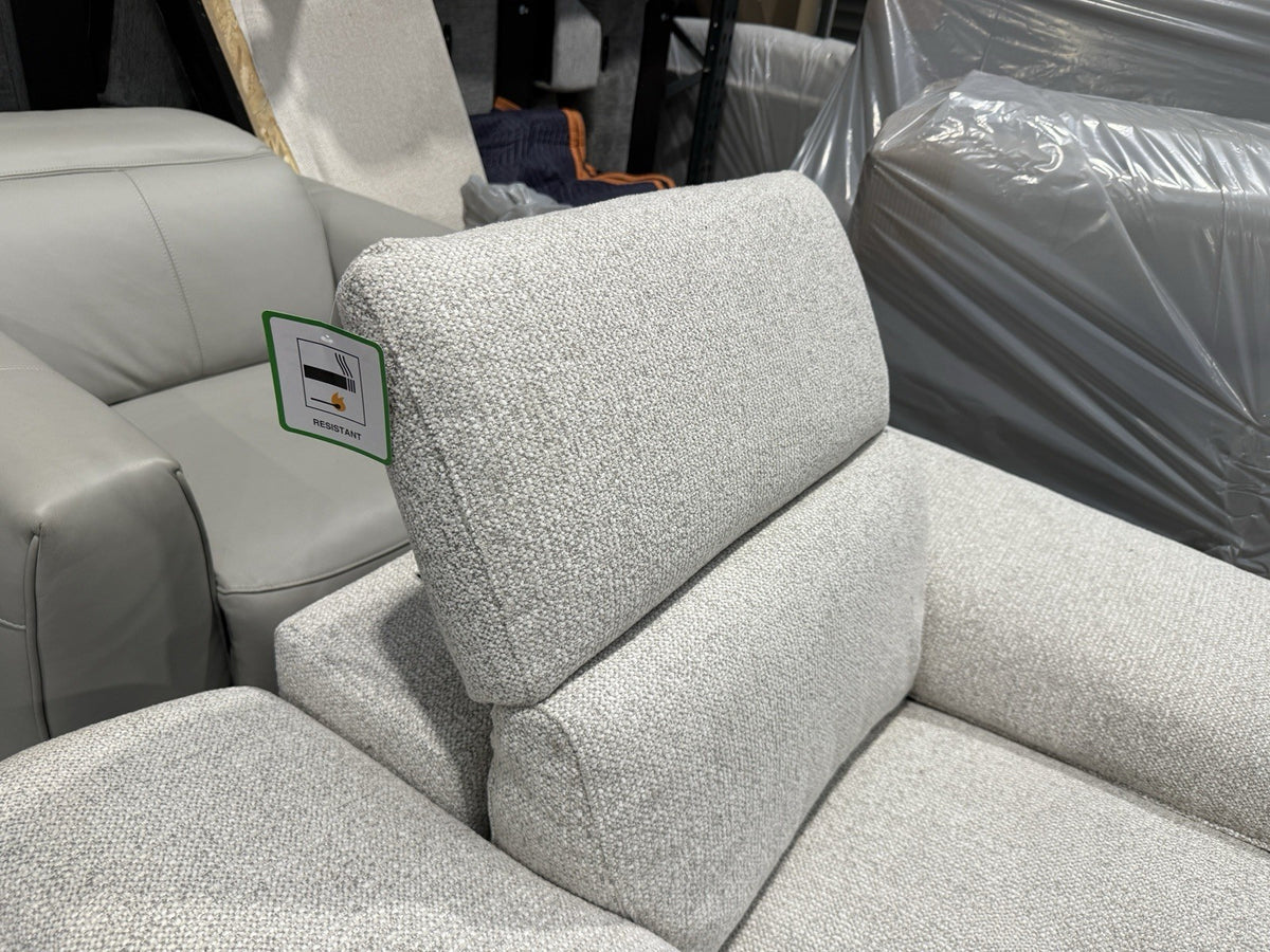 DFS Valetta Power Recliner Armchair In Natural Fabric