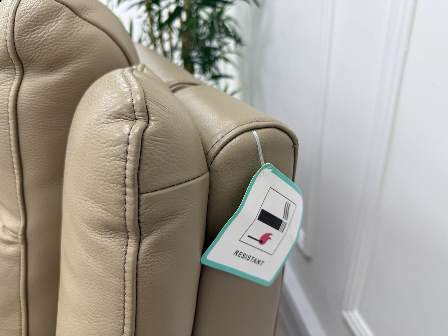 DFS Wren Power Recliner Armchair In Tan Leather