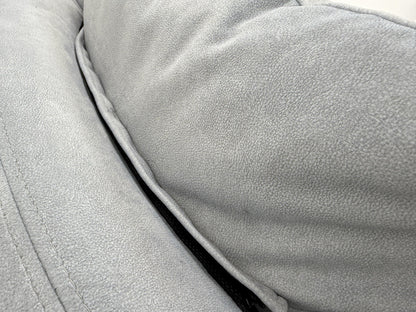 Sofology The Marvella Fabric Swivel Chair In Lifestyle Flecked Fabric Silver