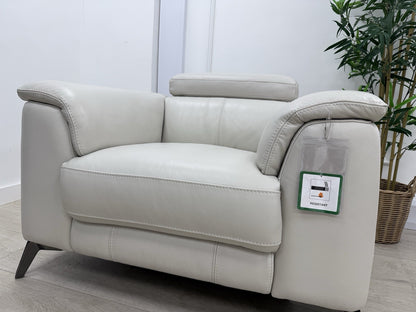 DFS Tahiti Power Recliner Chair In Fossil Leather