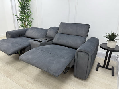 Sofology Premiere 2.5 Seater Power Recliner/Headrest/Heated Sofa