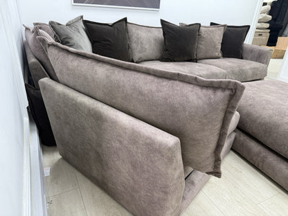 DFS Devine Corner Sofa In Chocolate