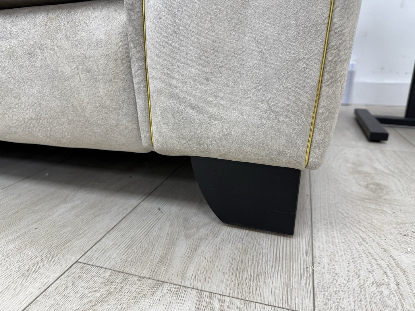 Furniture Village Mariah Corner Sofa & Armchair Set In Cream