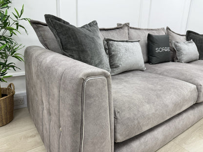 DFS Devine Corner Sofa In Grey