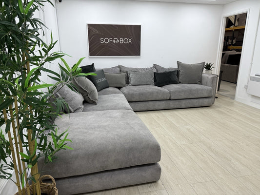 DFS Devine Corner Sofa In Grey