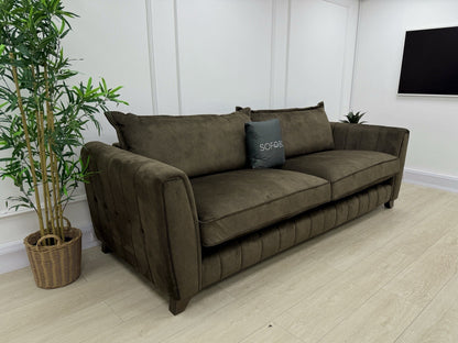DFS Cherished 4 Seater Sofa In Sage Self Piped Combination