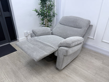 La-Z-Boy New Tamla Power Recliner Chair In Grey Fabric