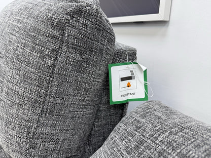 SCS Ashton Power Recliner Corner Sofa In Grey Fabric