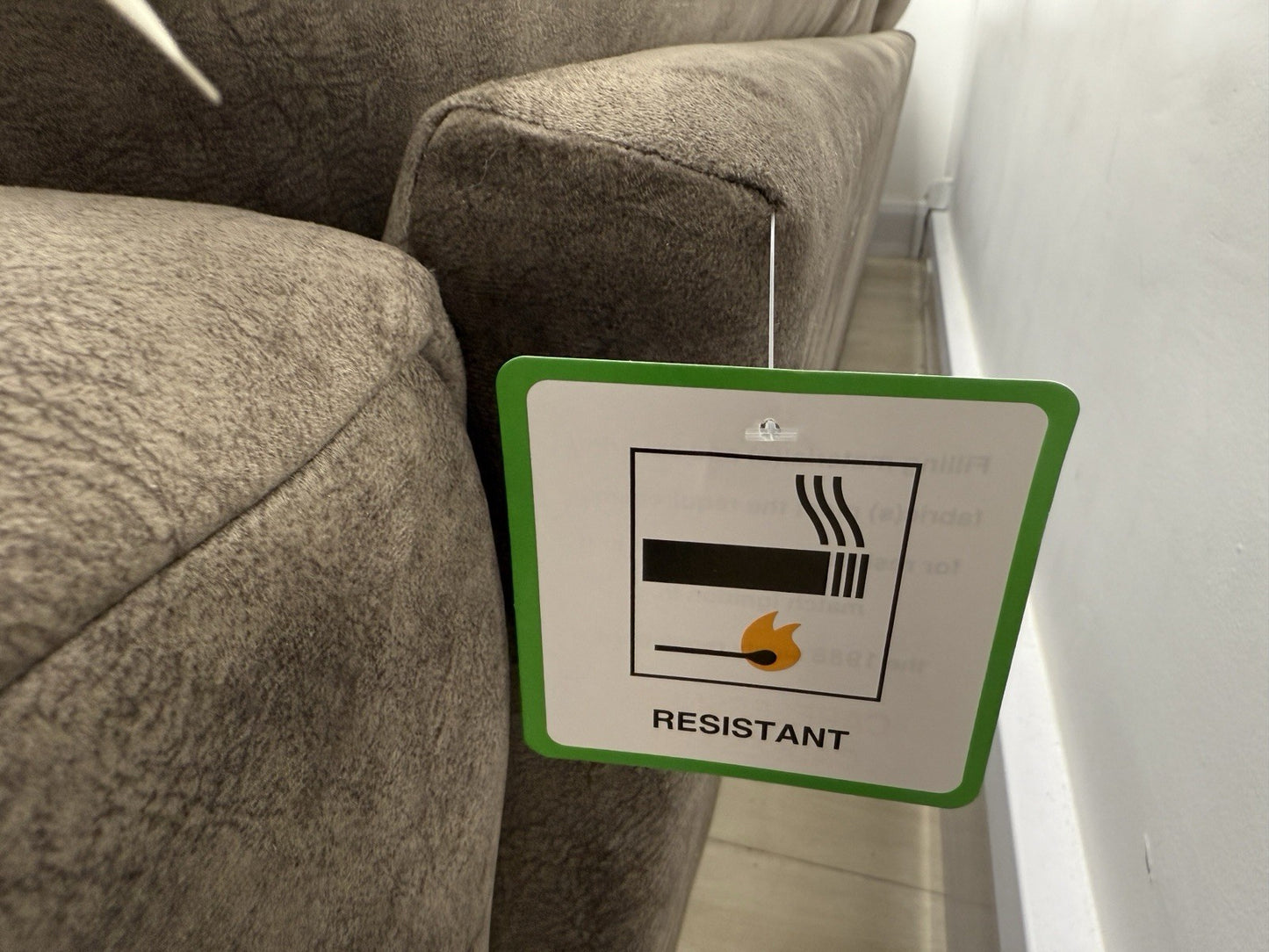 DFS Devine Corner Sofa & Footstool In Chocolate