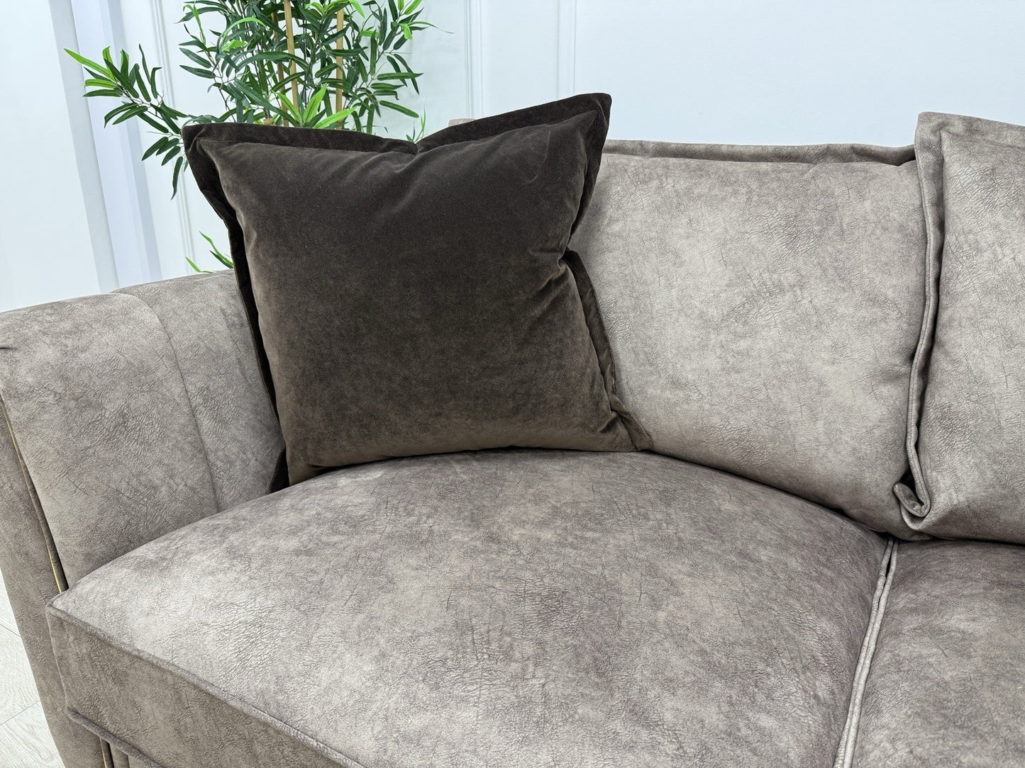 DFS Cherished Corner Sofa In Chocolate LHF