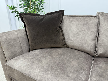 DFS Cherished Corner Sofa In Chocolate LHF
