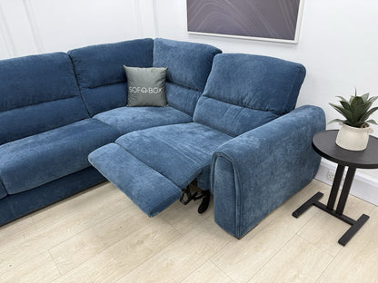 Furniture Village Flex Corner Sofa Bed With Power Recliner & Storage Arms