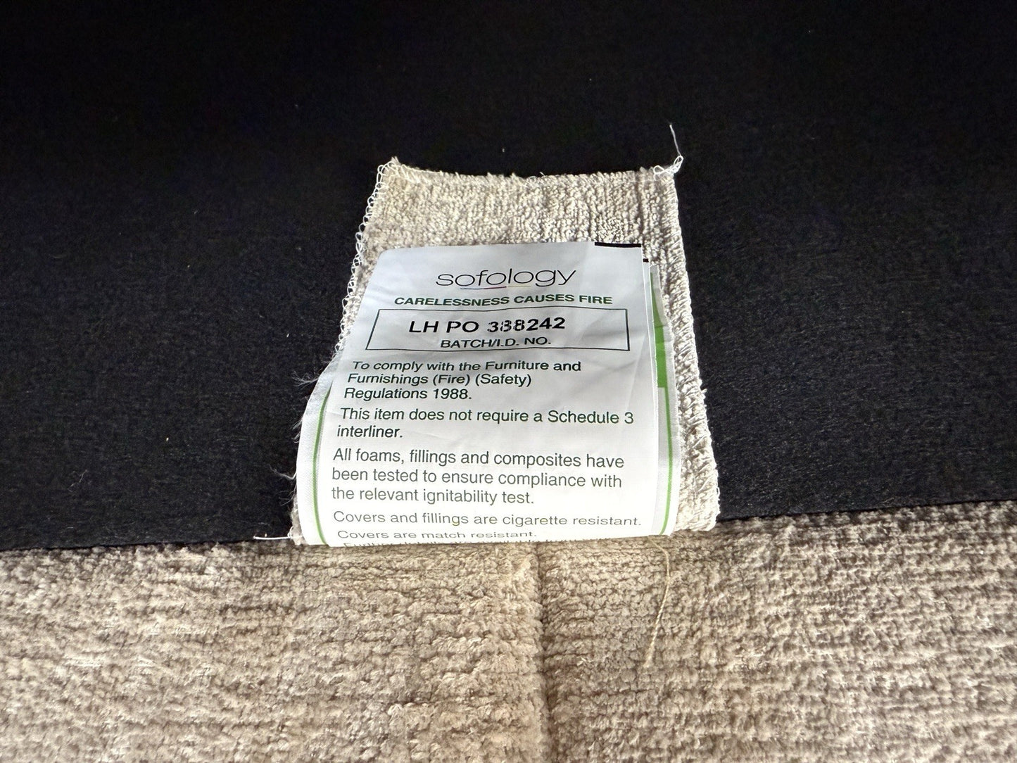 Sofology The Westwood Teddy Chenille Natural Corner Sofa