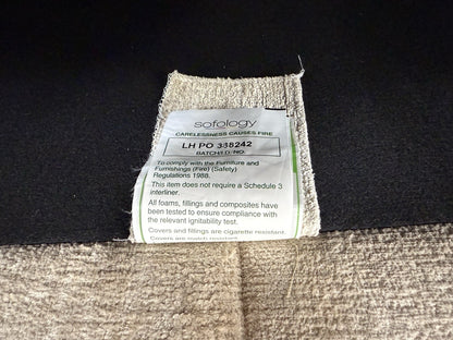 Sofology The Westwood Teddy Chenille Natural Corner Sofa