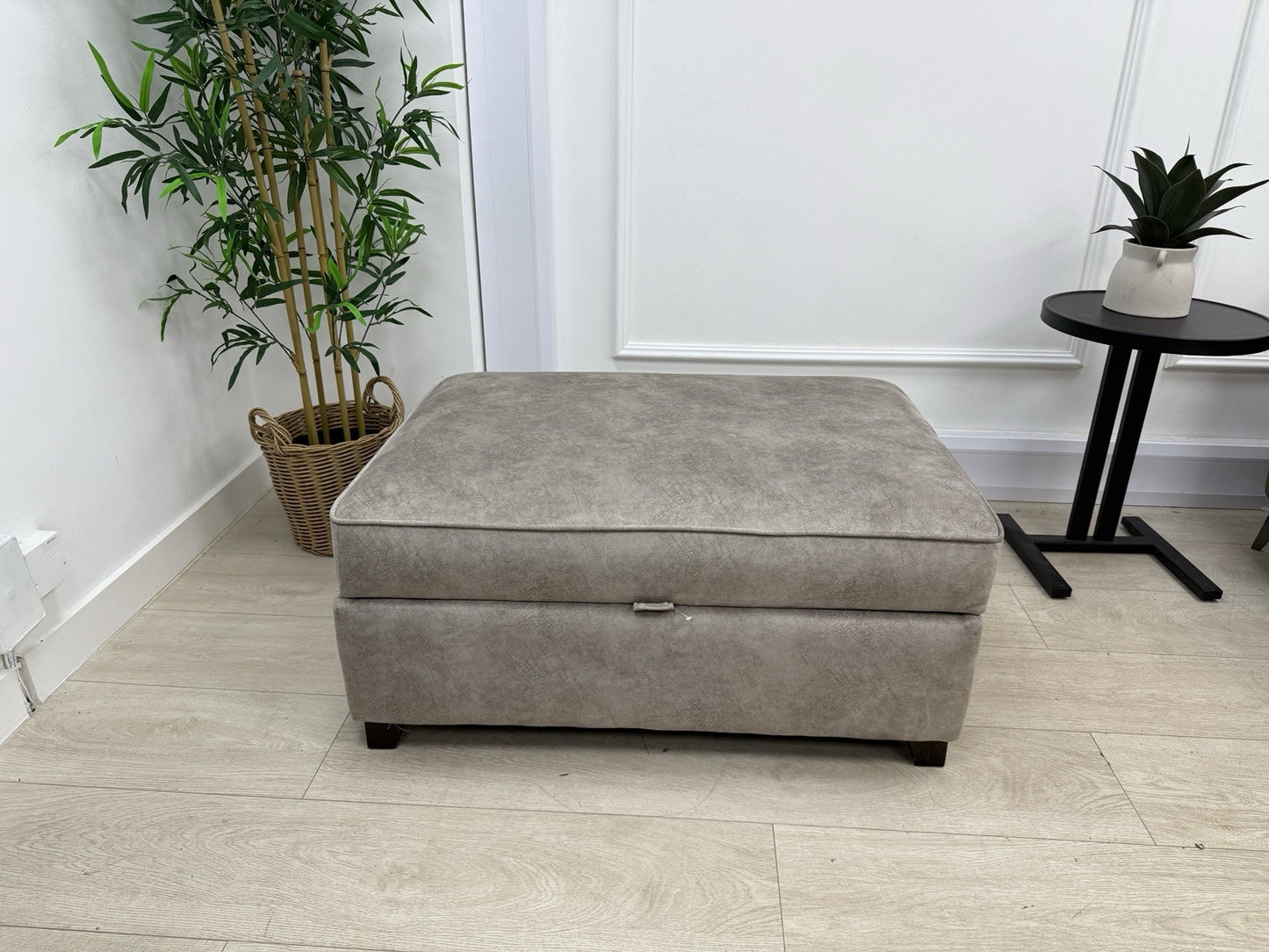 DFS Cherished Storage Footstool In Oatmeal
