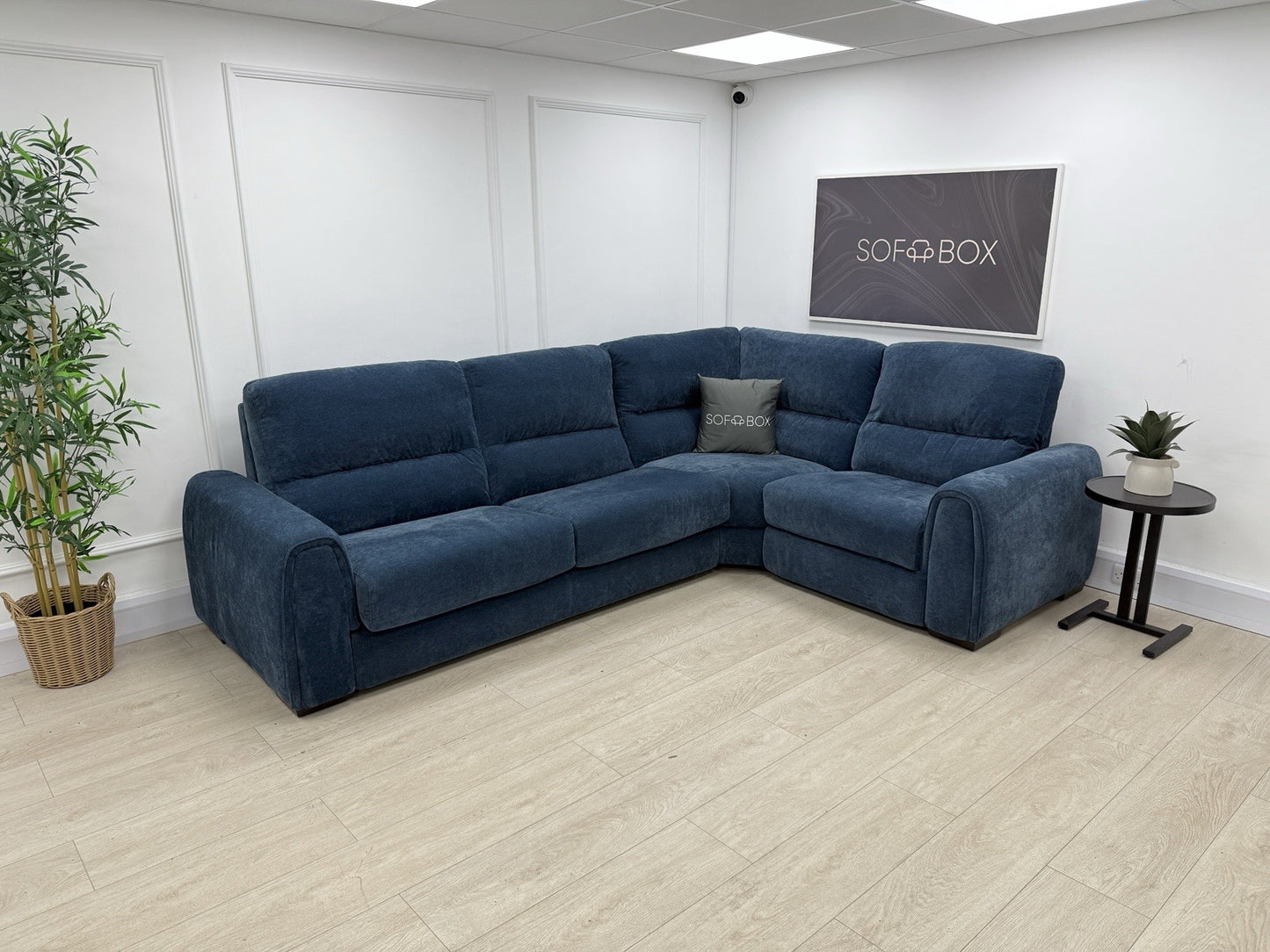 Furniture Village Flex Corner Sofa Bed With Power Recliner & Storage Arms