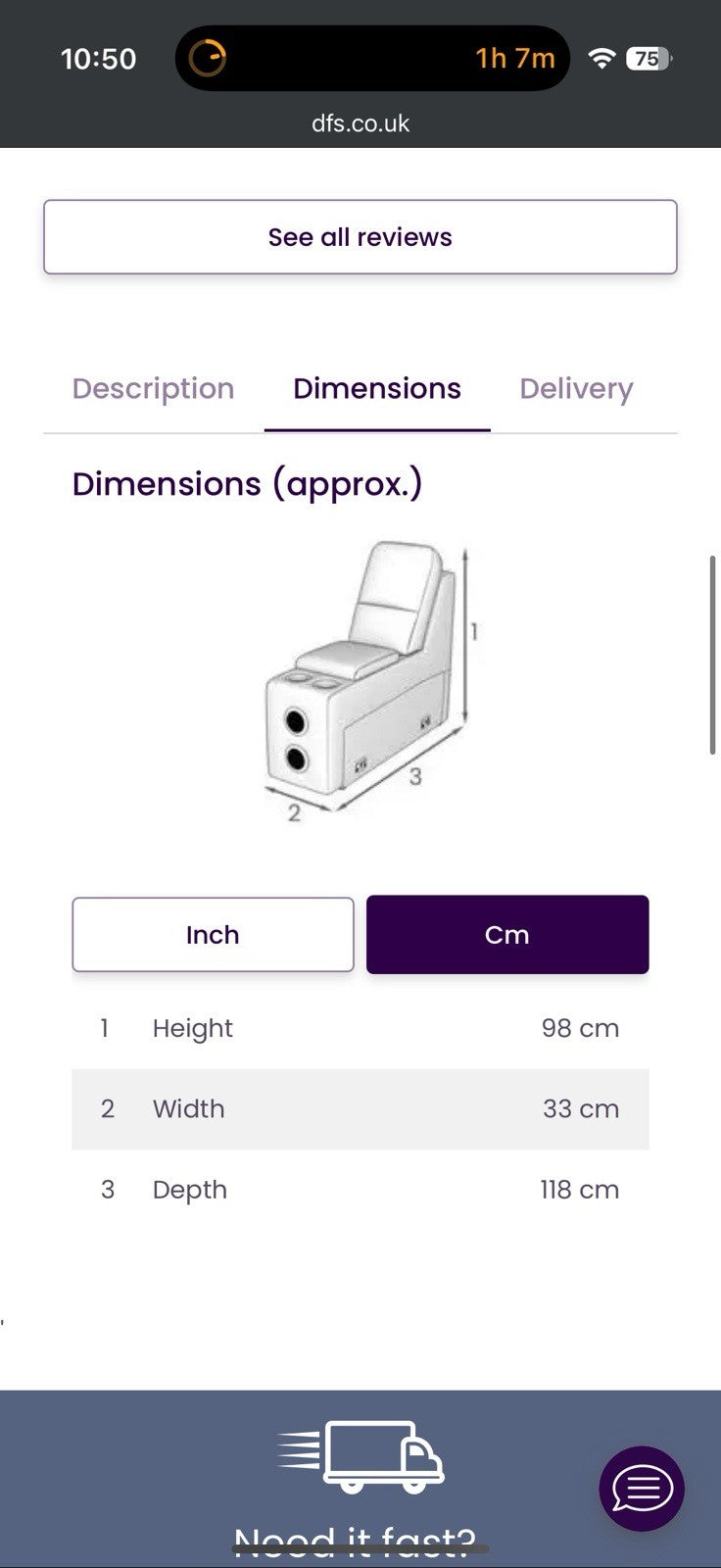 DFS Steller Bluetooth Speaker Storage Cup Holder Console Unit In Grey Mist