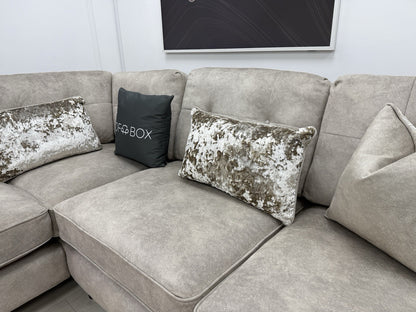 Furniture Village Ariana Formal Back Corner Sofa In Cream