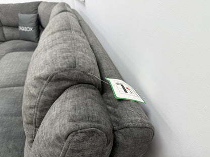 DFS Iverson Power Recliner Corner Sofa In Dark Grey