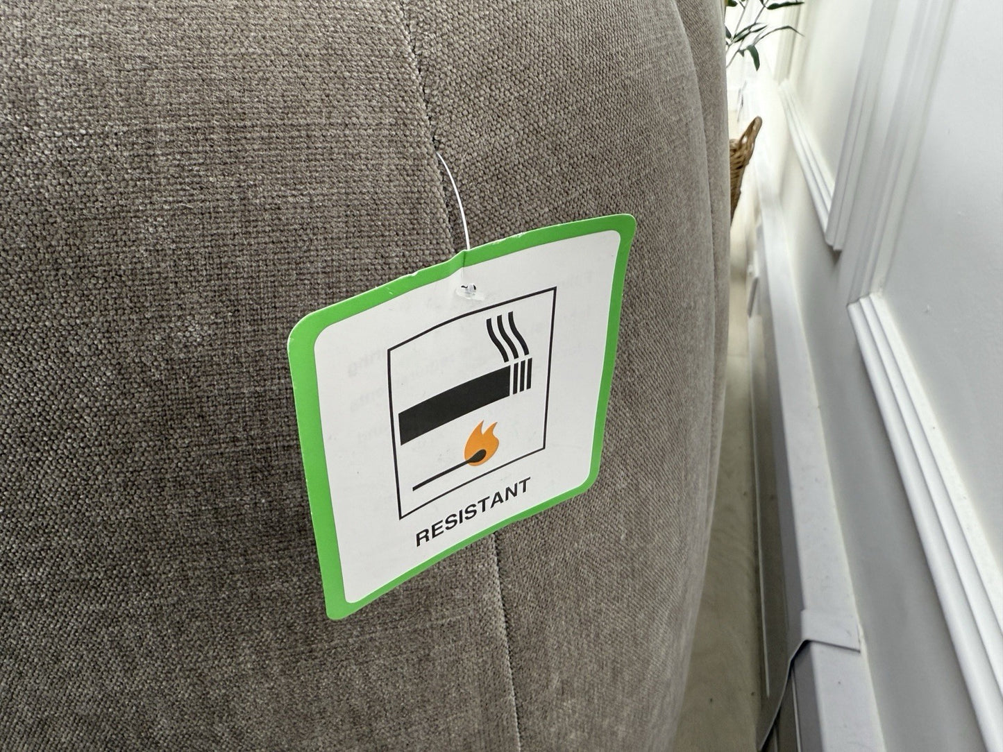 Sofology Empress Love Seat Chair In Relaxed Chenille Nutmeg