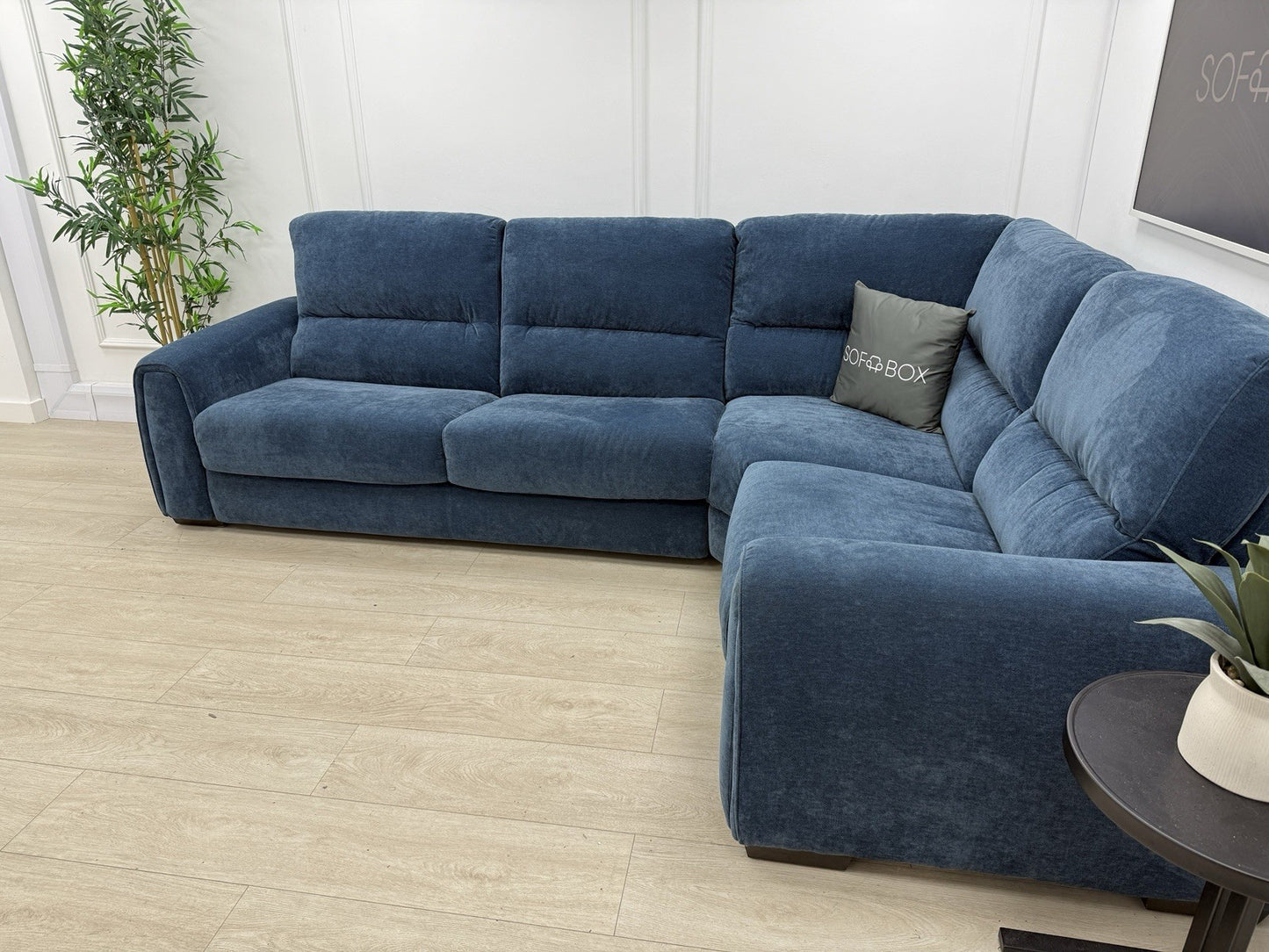 Furniture Village Flex Corner Sofa Bed With Power Recliner & Storage Arms