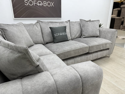 DFS Cherished Corner Sofa In Grey RHF
