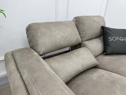 DFS San Mateo 2 Seater Power Recliner Sofa In Arizona Stone