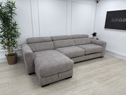 Sofology Metropolitan Fabric 4 Seater Chaise Sofa Bed with Storage