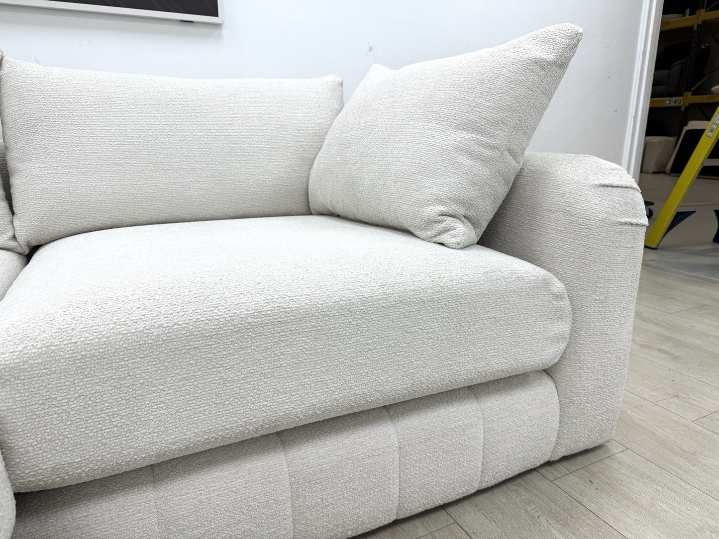 Sofology The Westwood Corner Sofa In Ecru Boucle Fabric
