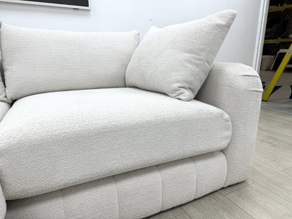 Sofology The Westwood Corner Sofa In Ecru Boucle Fabric