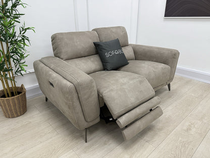 DFS San Mateo 2 Seater Power Recliner Sofa In Arizona Stone