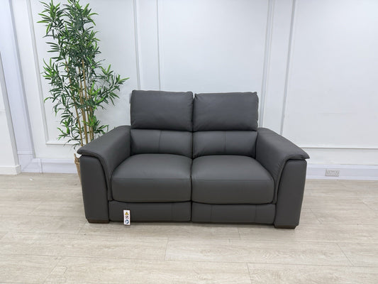 DFS Arwen Power Recliner 2 Seater Sofa In Shadow Borelli Leather