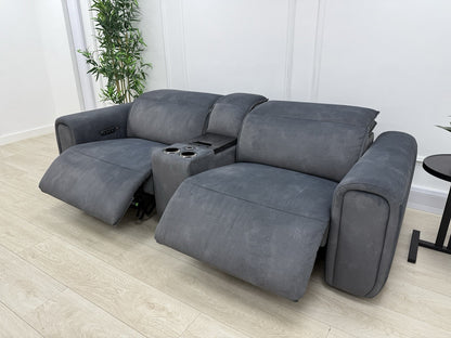Sofology Premiere 2.5 Seater Power Recliner/Headrest/Heated Sofa