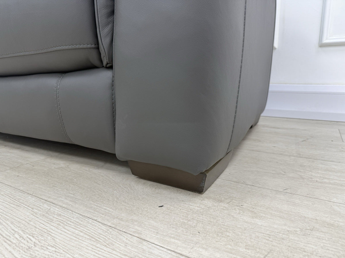DFS Arwen Power Recliner 2 Seater Sofa In Shadow Borelli Leather